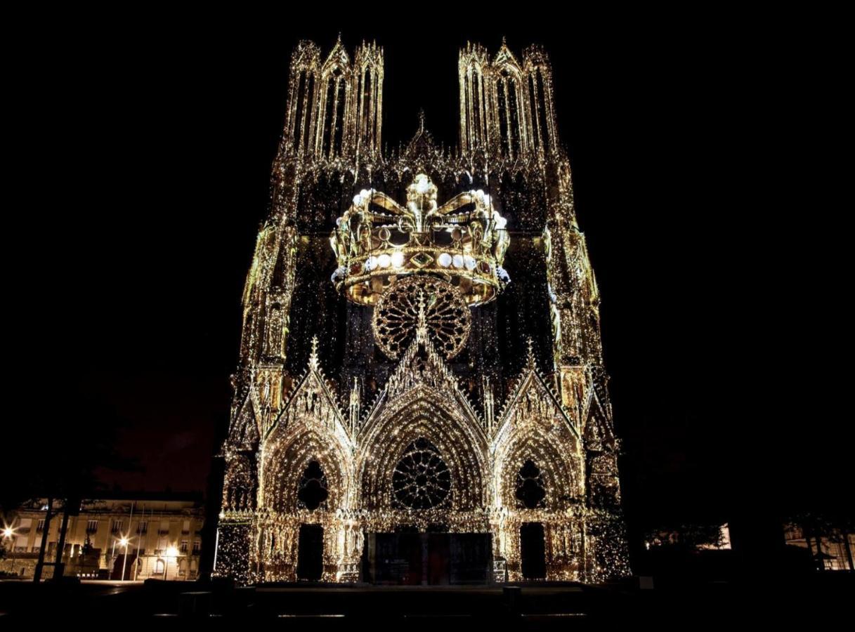 Les Rotins - Logements Climatises - Cathedrale A 2 Pas Reims Kültér fotó